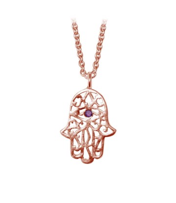 Rose Gold Plated Silver Necklace Line SPE-91-RO-GP